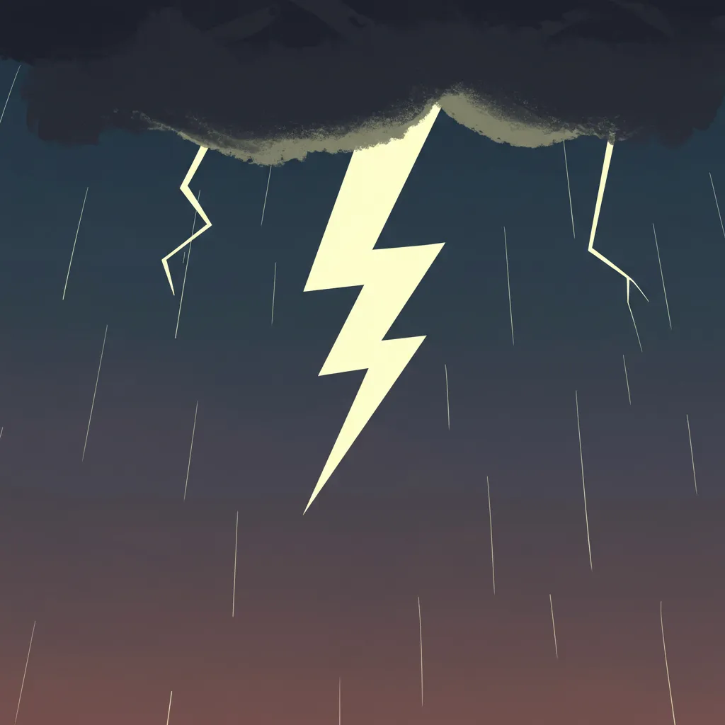Illustration of lightning