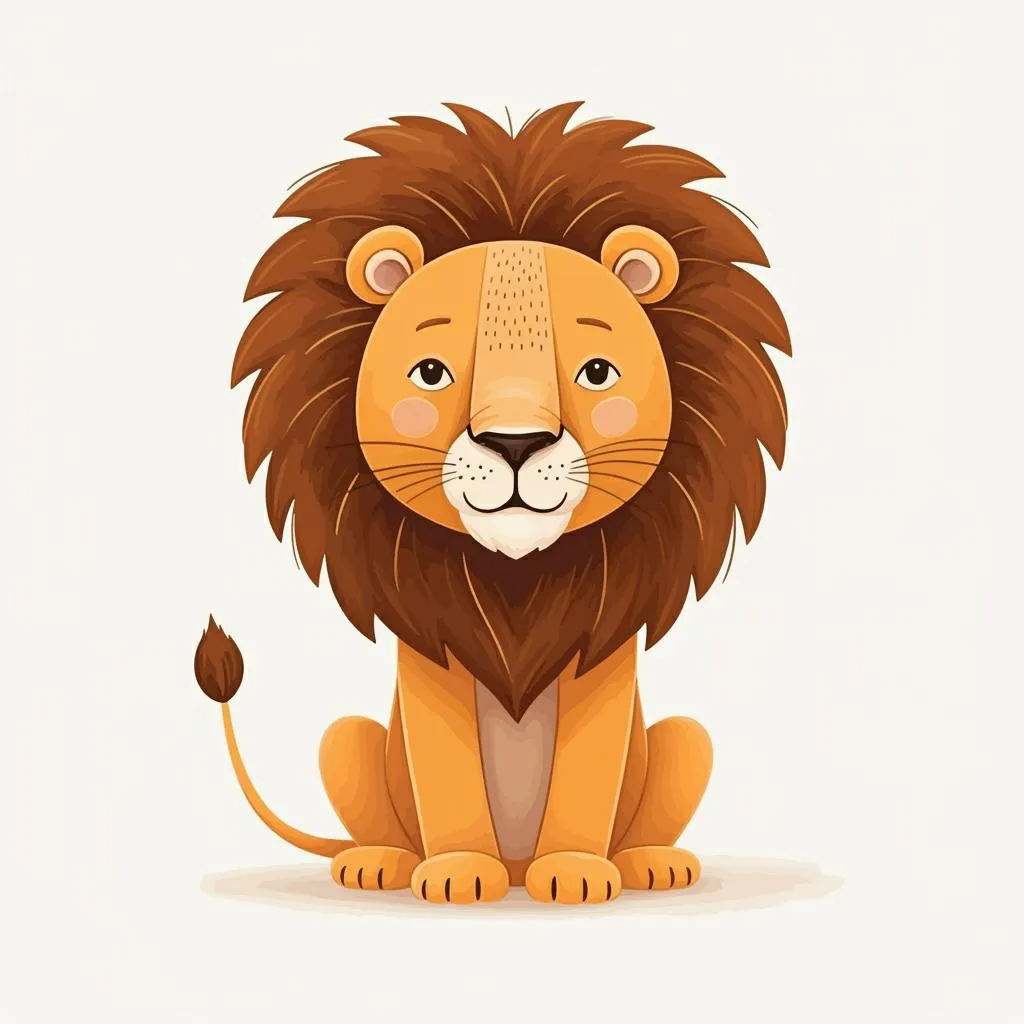 Illustration of a lion