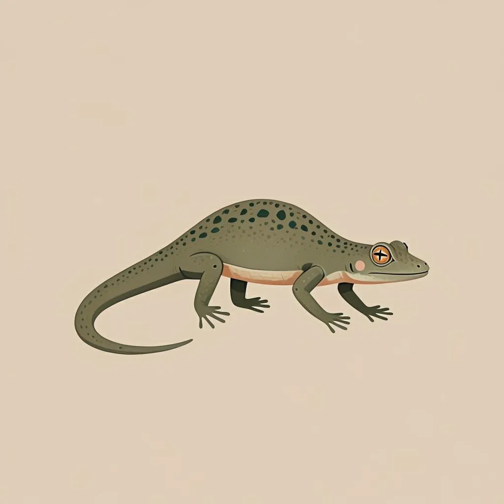 Illustration of a lizard