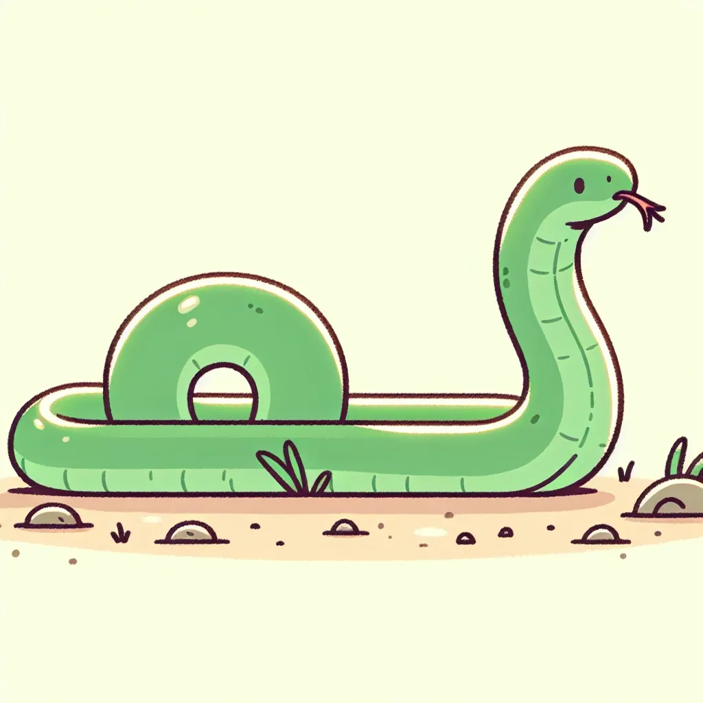 Illustration of something long