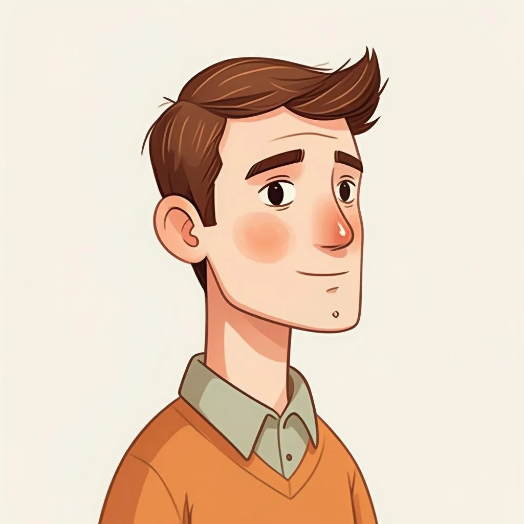 Illustration of a man