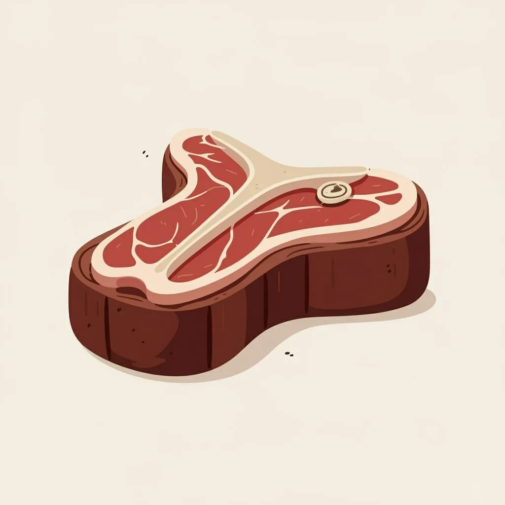 Illustration of meat