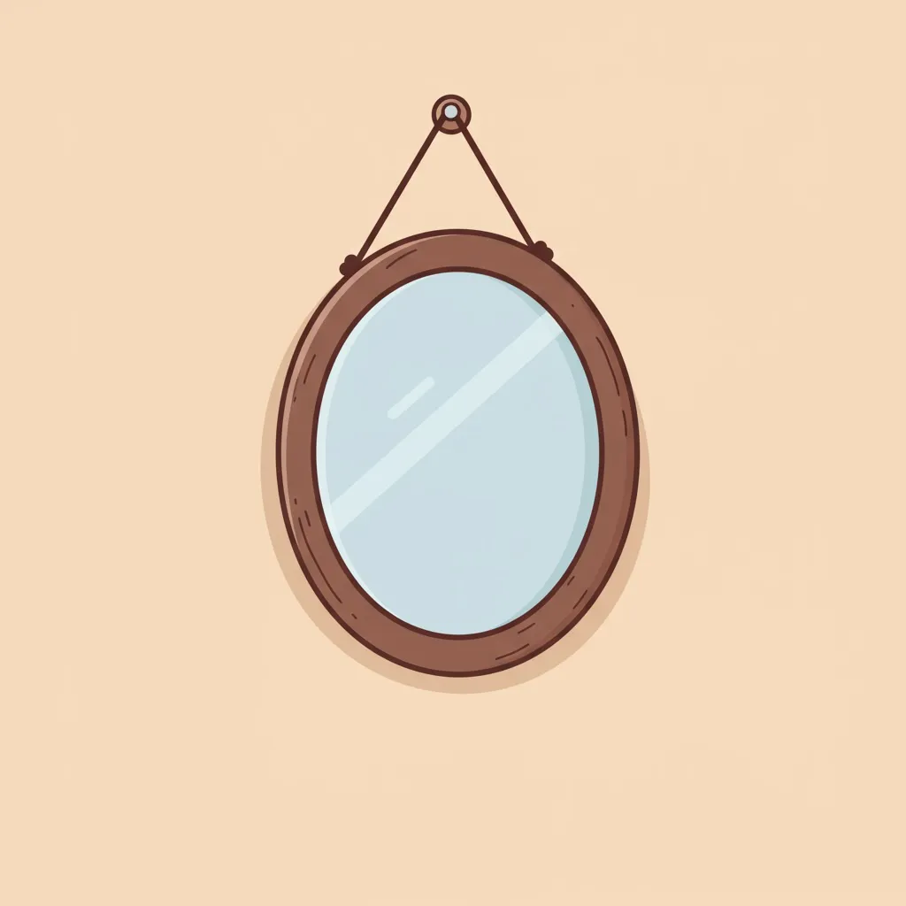 Illustration of a mirror
