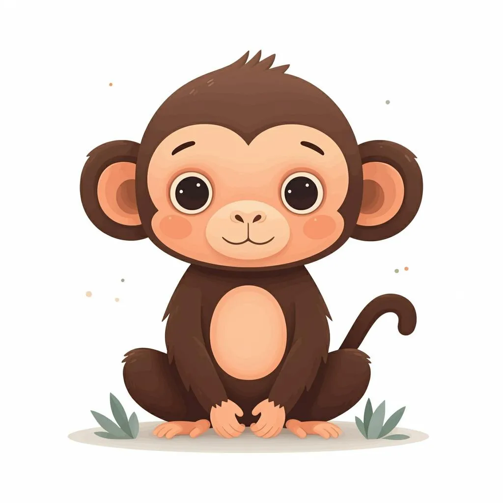 Illustration of a monkey