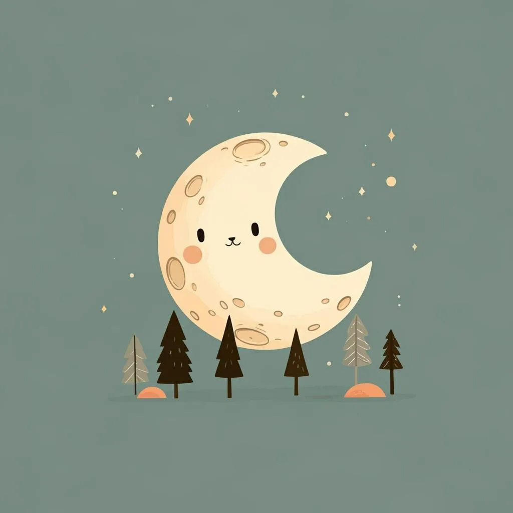 Illustration of a moon