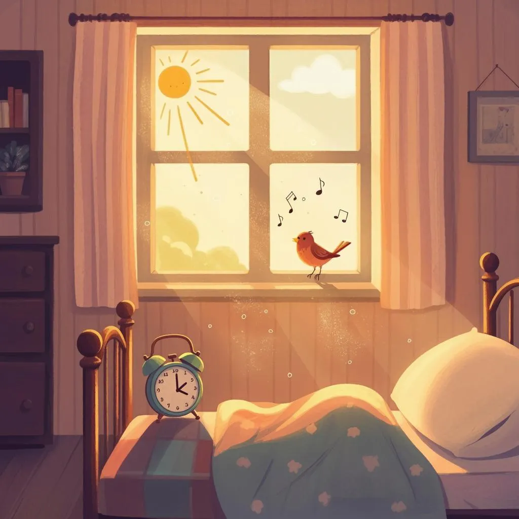 Illustration of morning