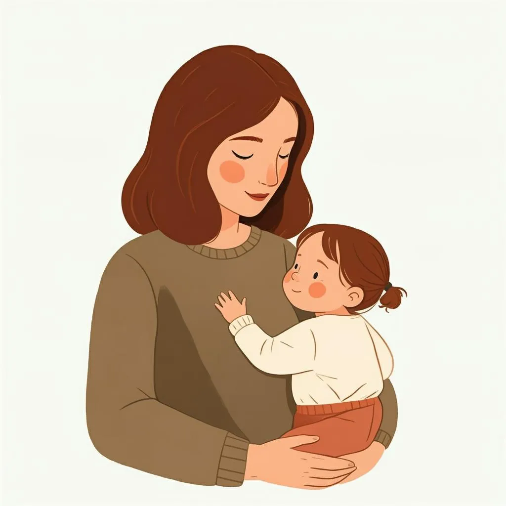 Illustration of a mum/mother