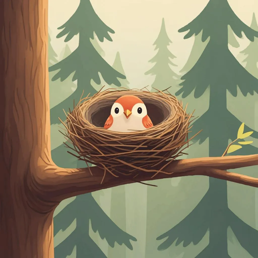 Illustration of a nest