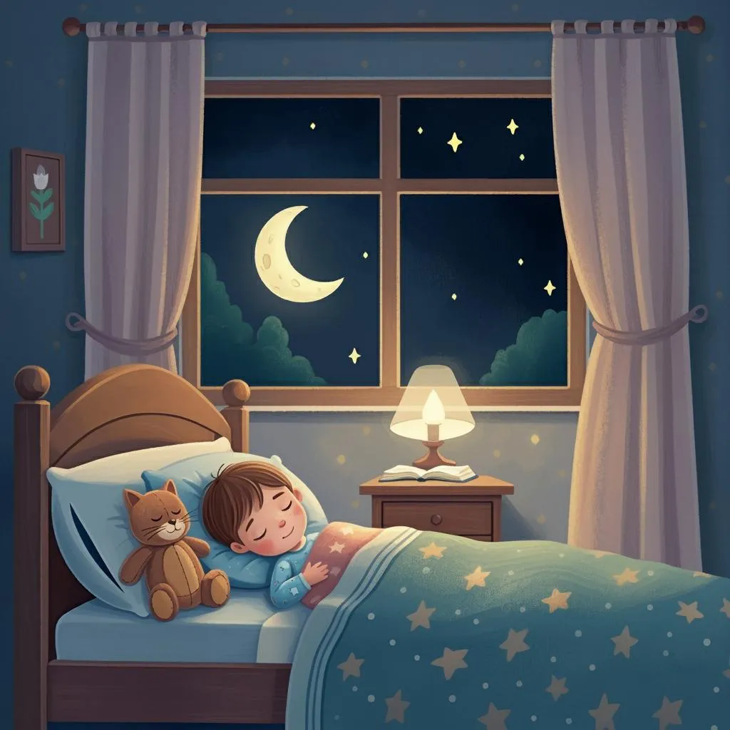 Illustration of night