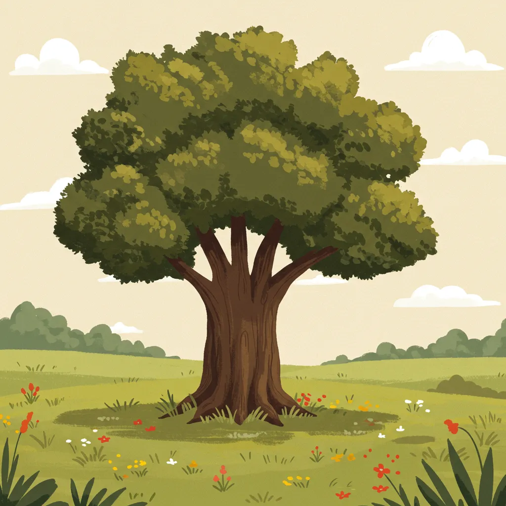 Illustration of oak