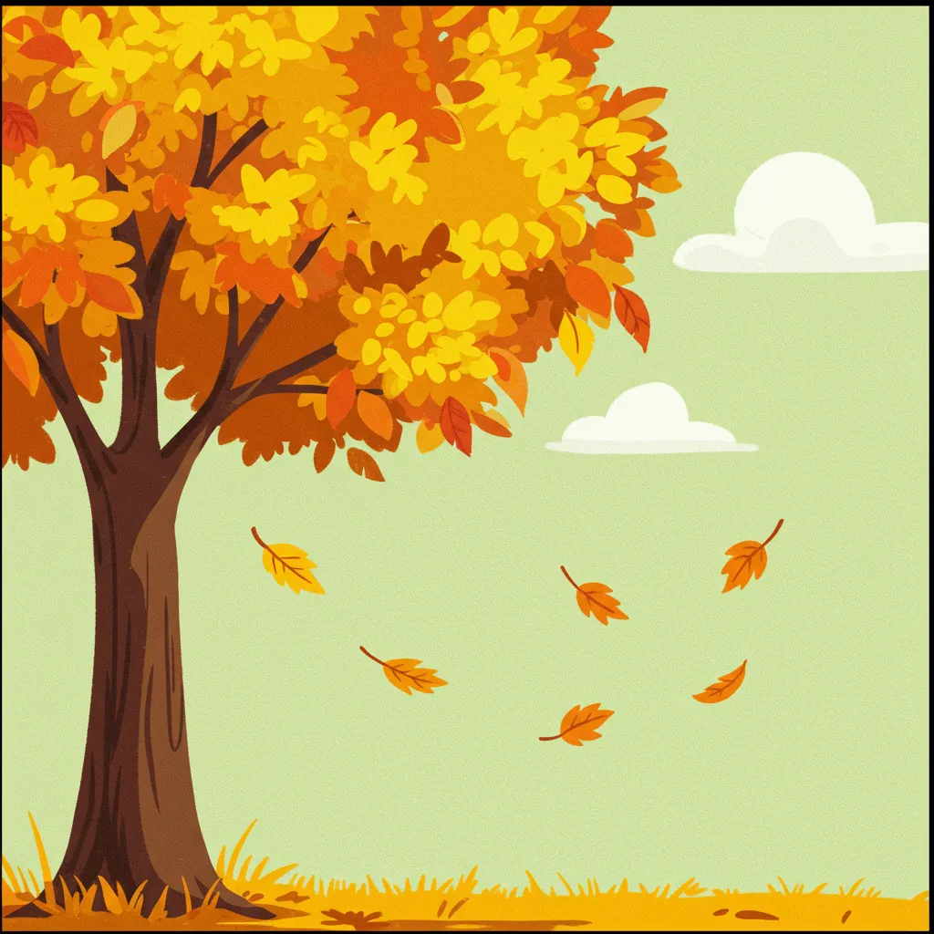 Illustration of October