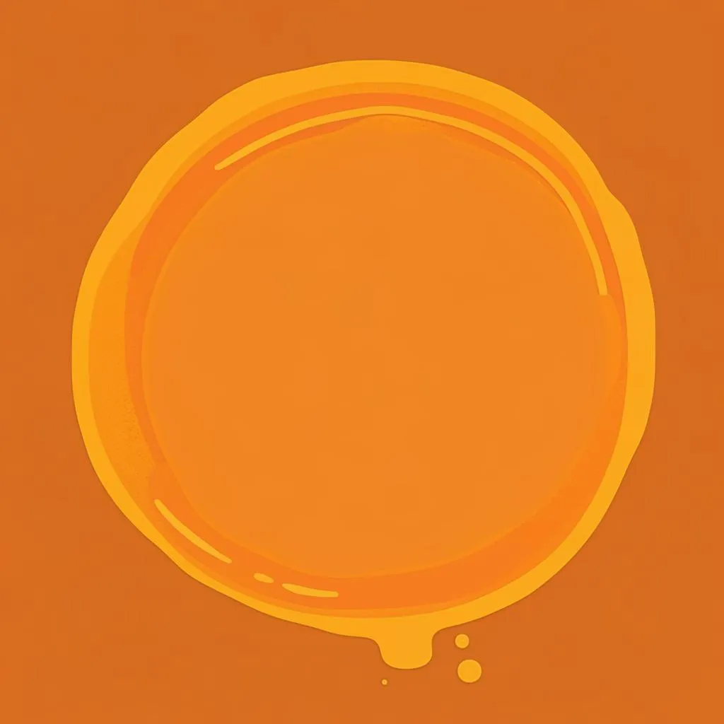 Illustration of orange color