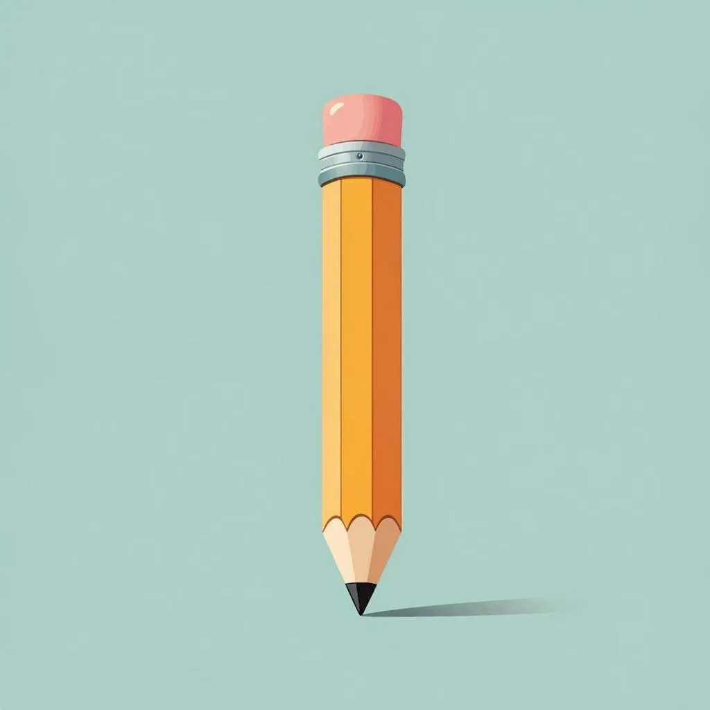 Illustration of a pencil