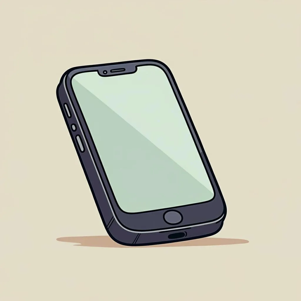 Illustration of a phone