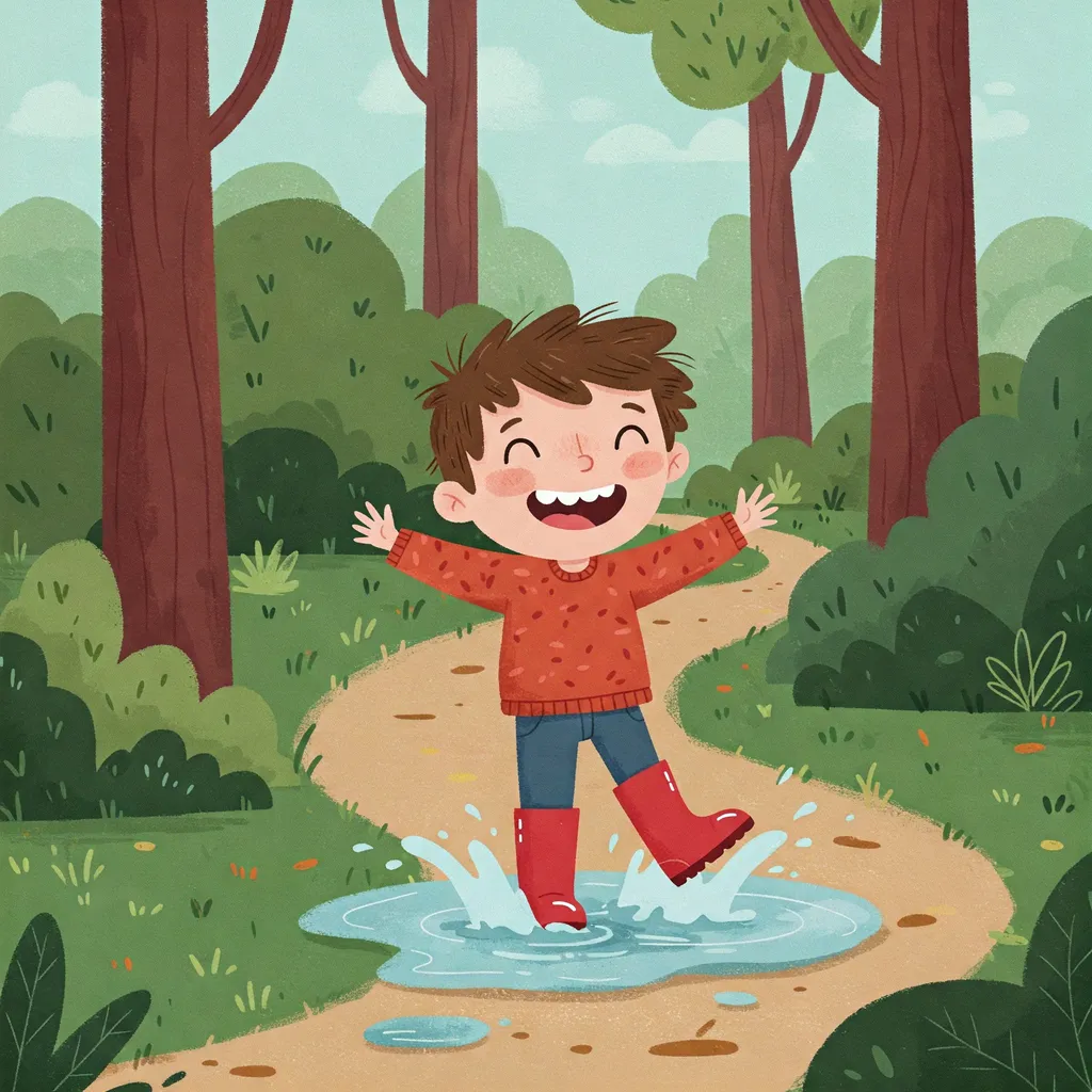 Illustration of a puddle