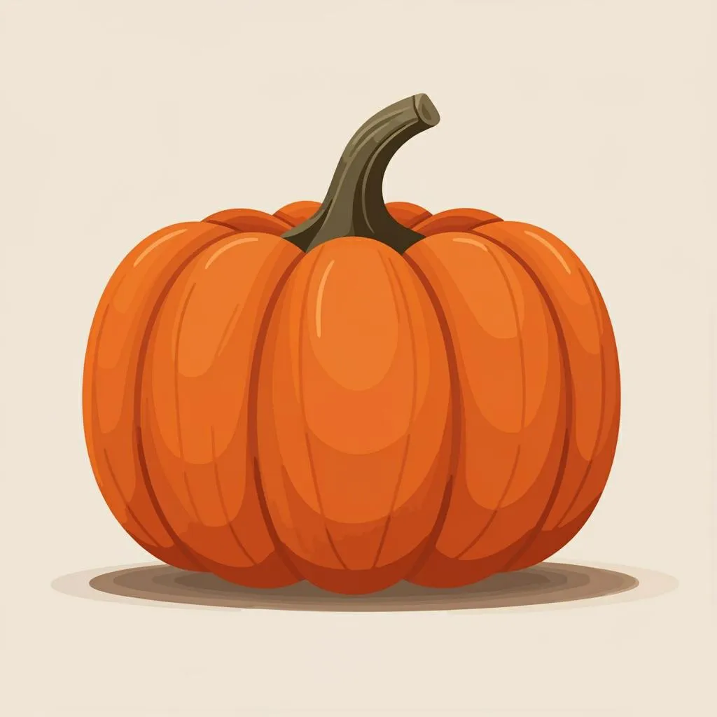 Illustration of a pumpkin