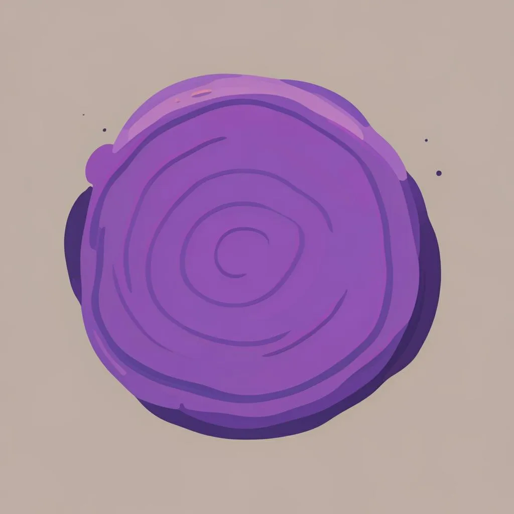 Illustration of purple color