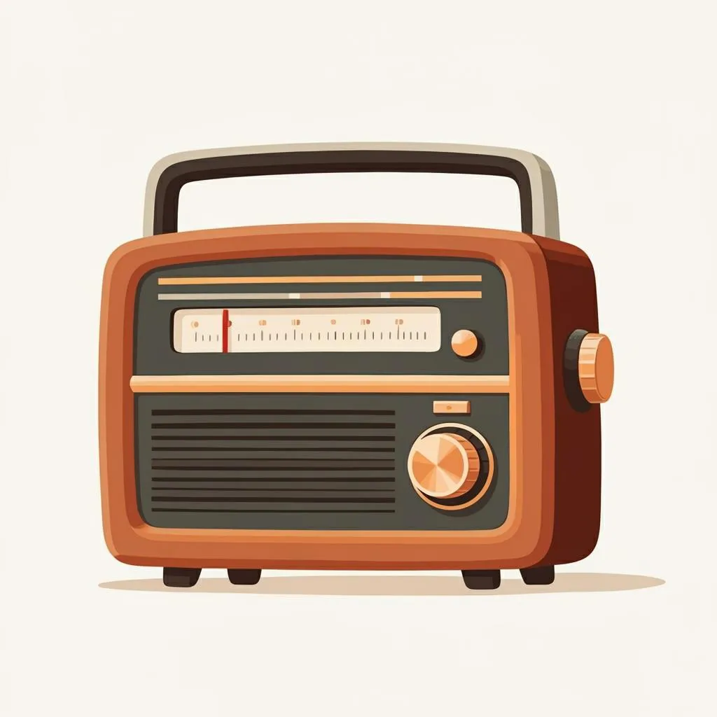 Illustration of a radio