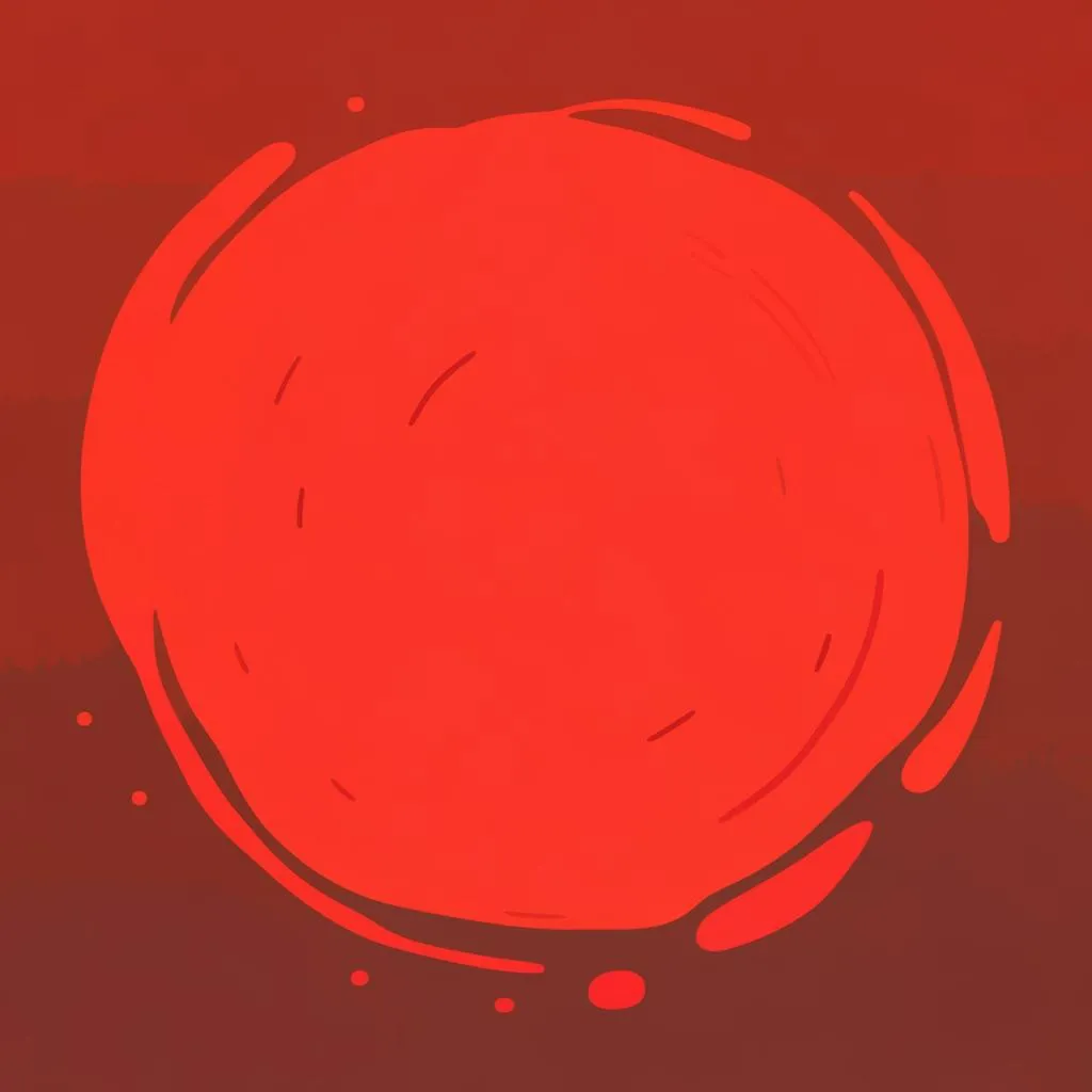 Illustration of red color