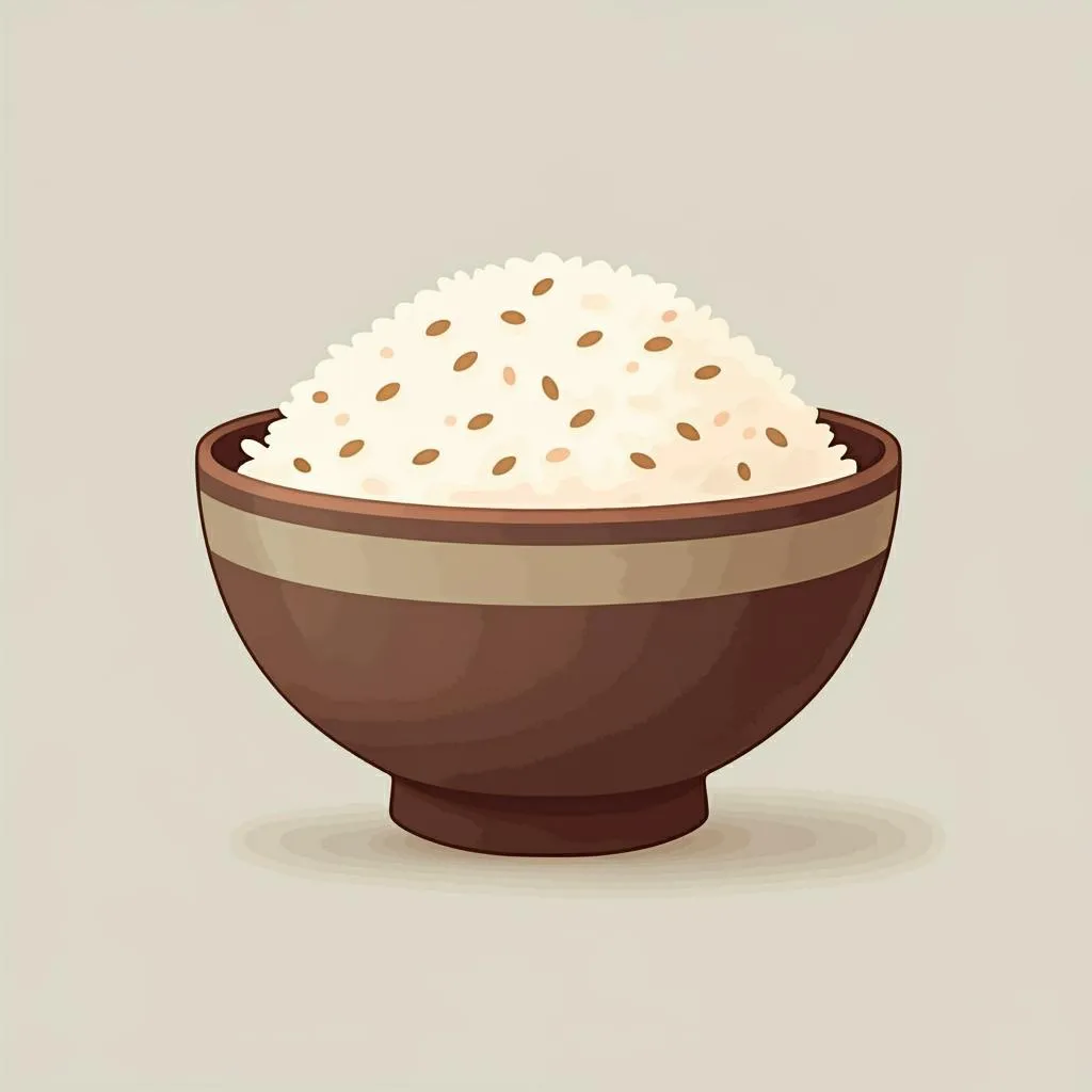 Illustration of rice