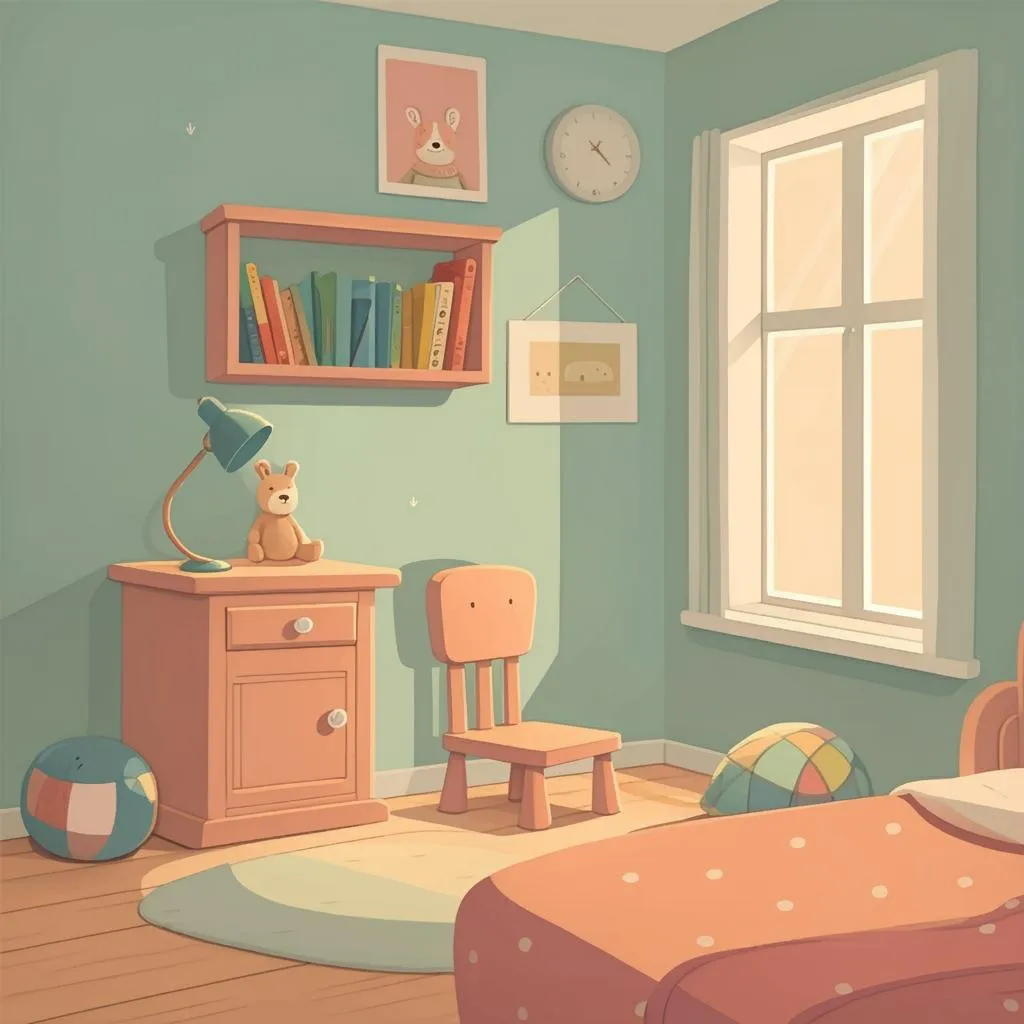 Illustration of a room