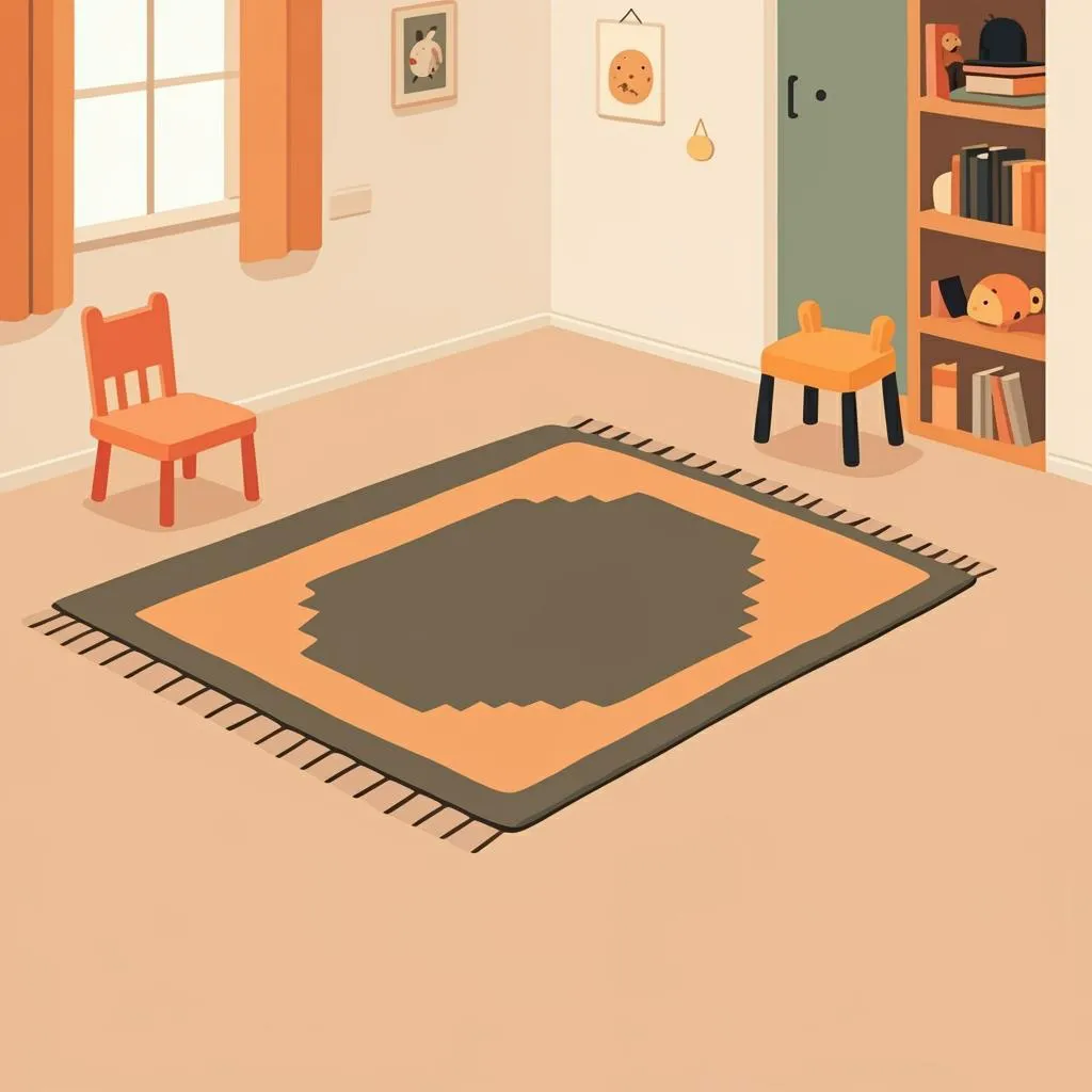 Illustration of a rug