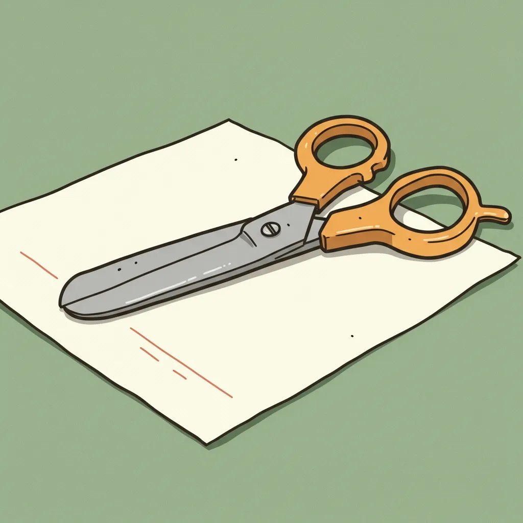Illustration of scissors