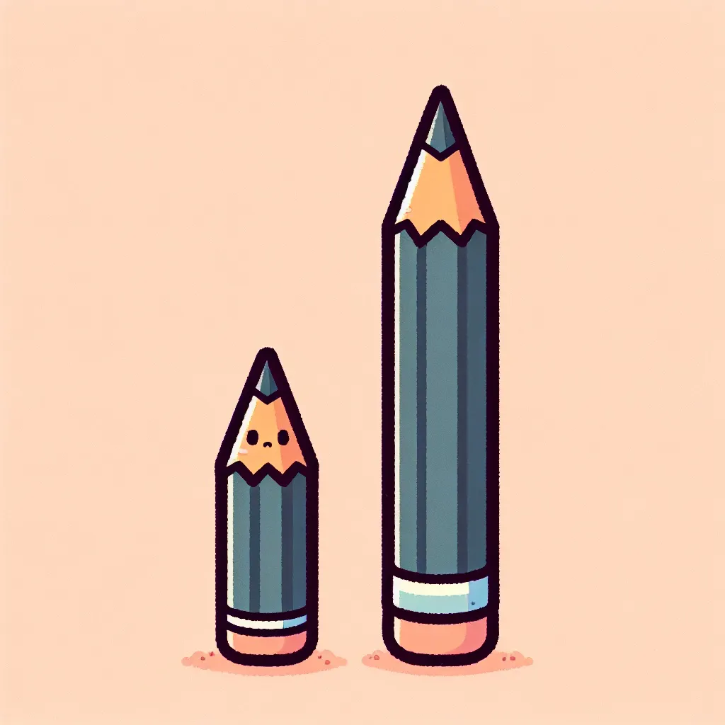 Illustration of something short