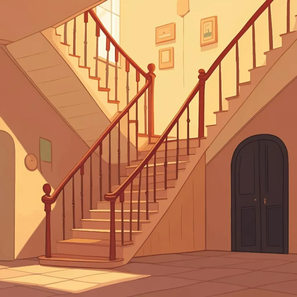 Illustration of stairs