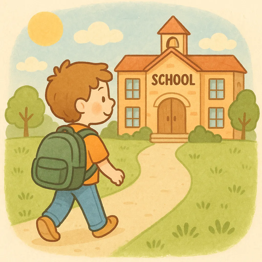 Illustration of a student