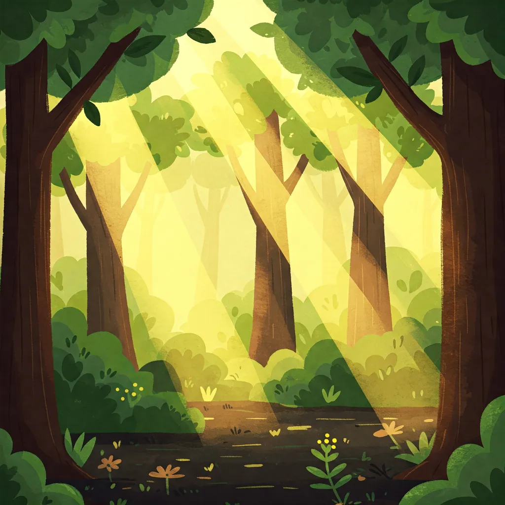 Illustration of sunlight