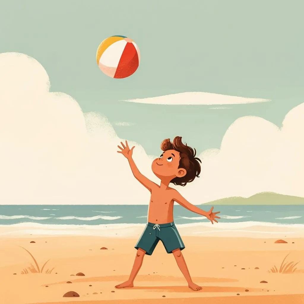 Illustration of throwing