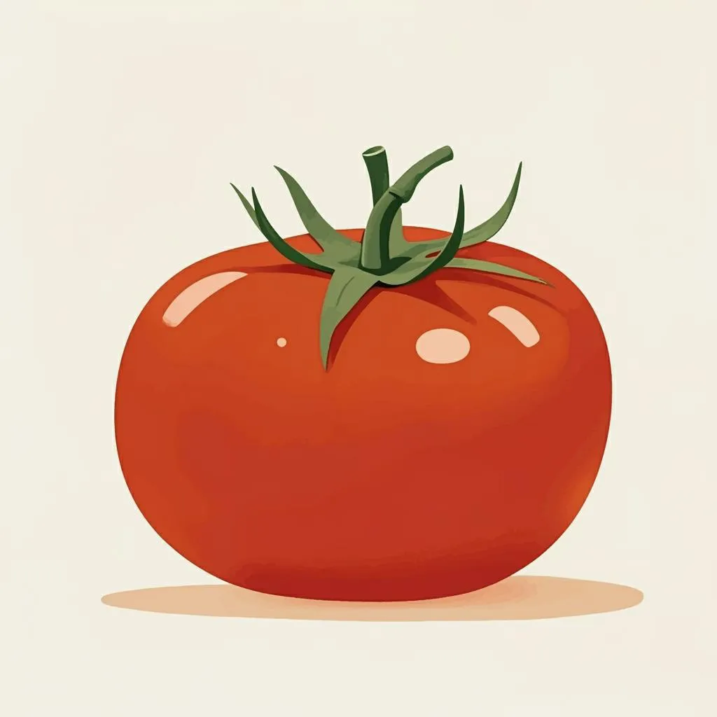 Illustration of a tomato