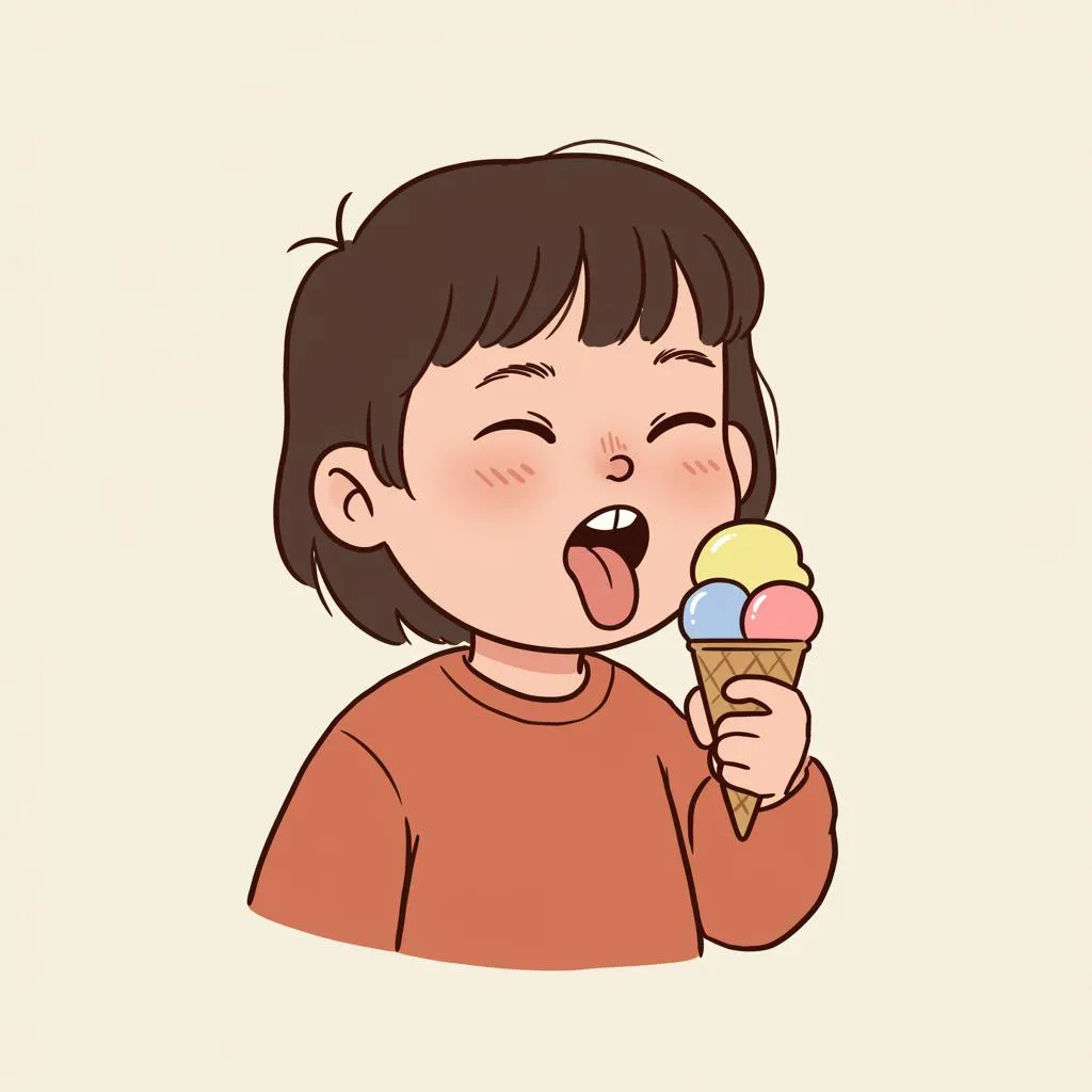Illustration of a tongue