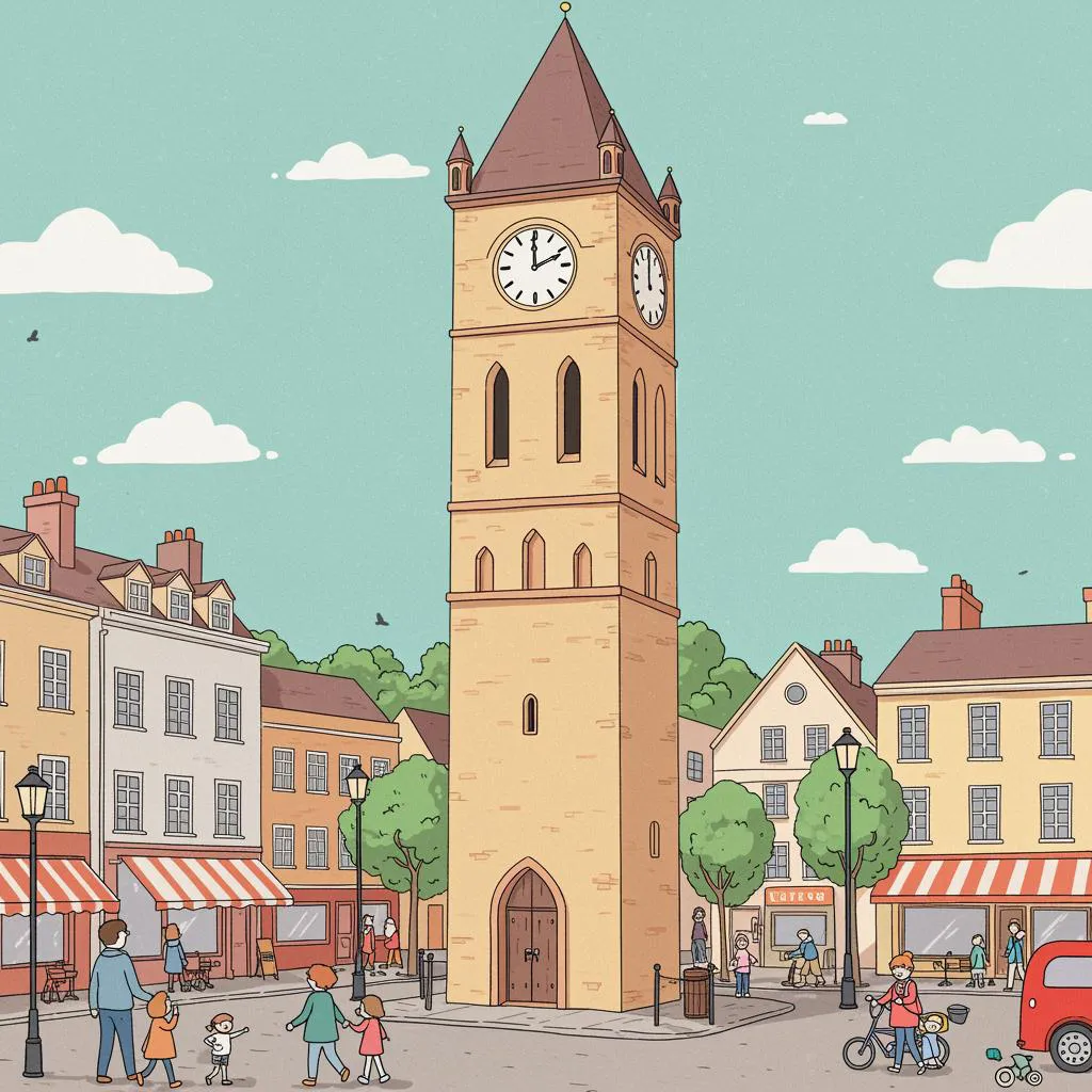 Illustration of a tower