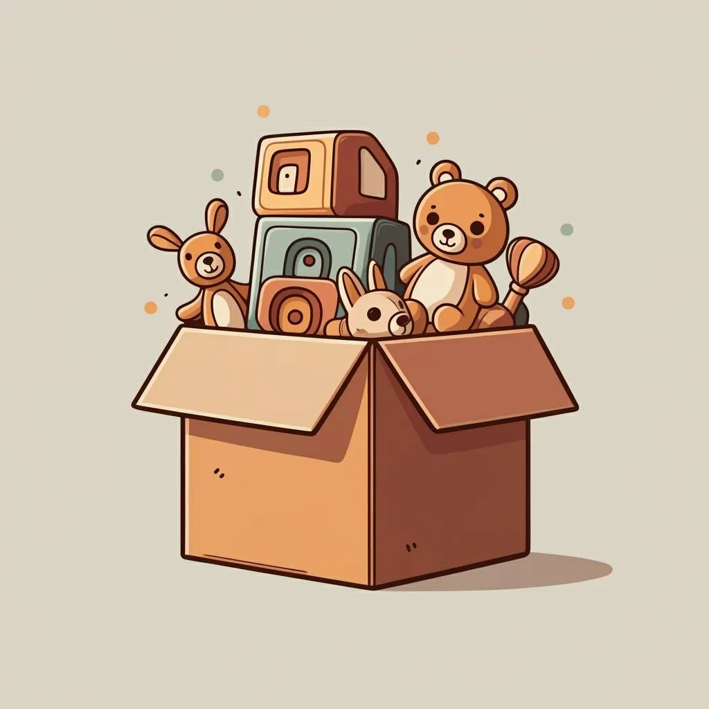 Illustration of toys