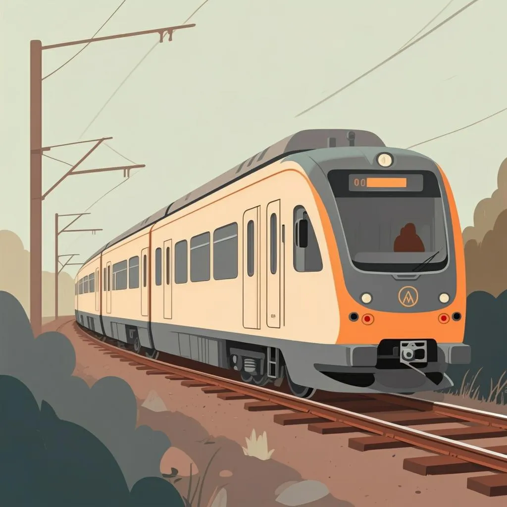 Illustration of a train
