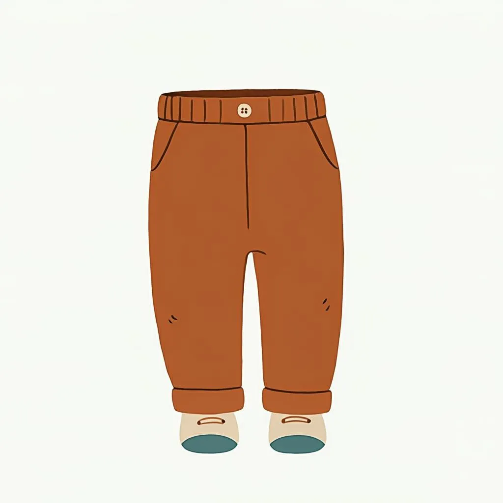 Illustration of trousers