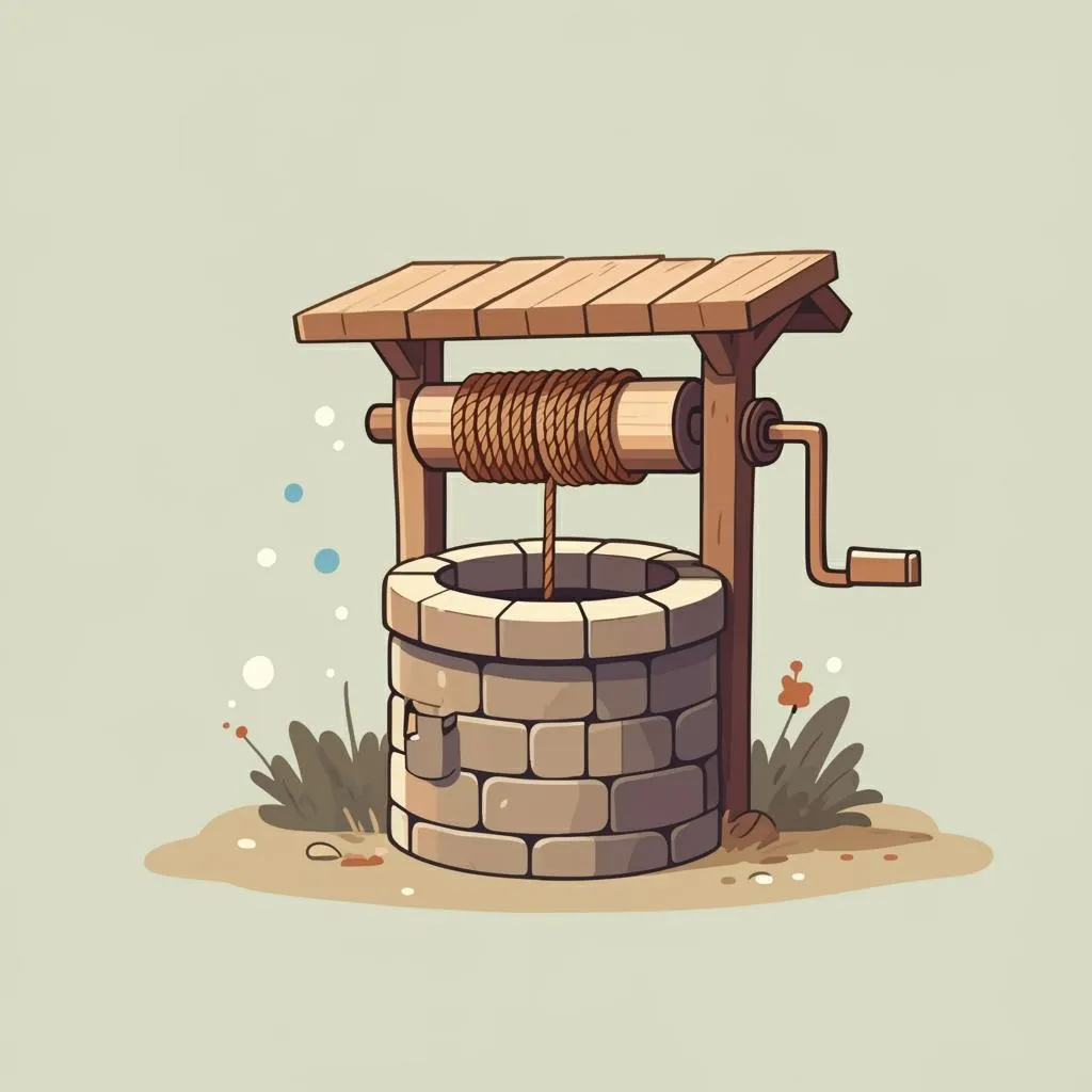 Illustration of a well