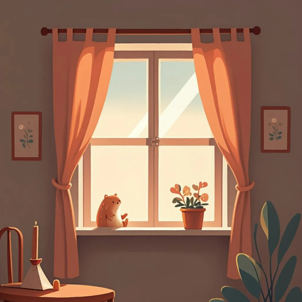 Illustration of a window
