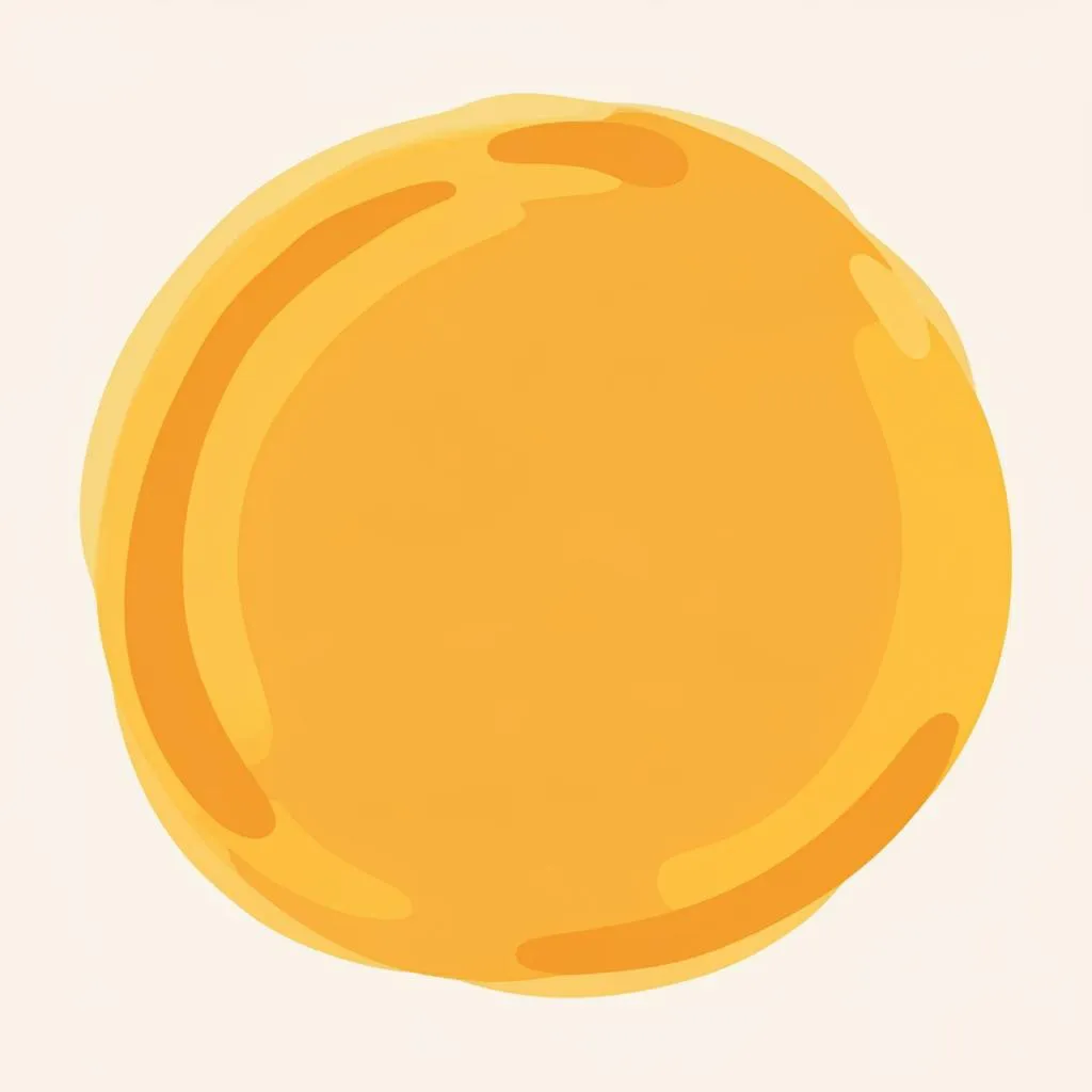 Illustration of yellow color