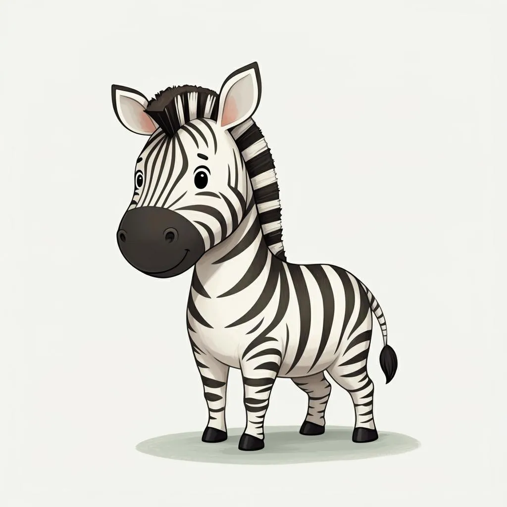 Illustration of a zebra